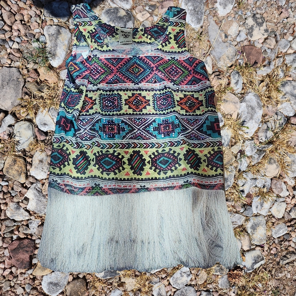 Colorful Patterned Womens Blouse